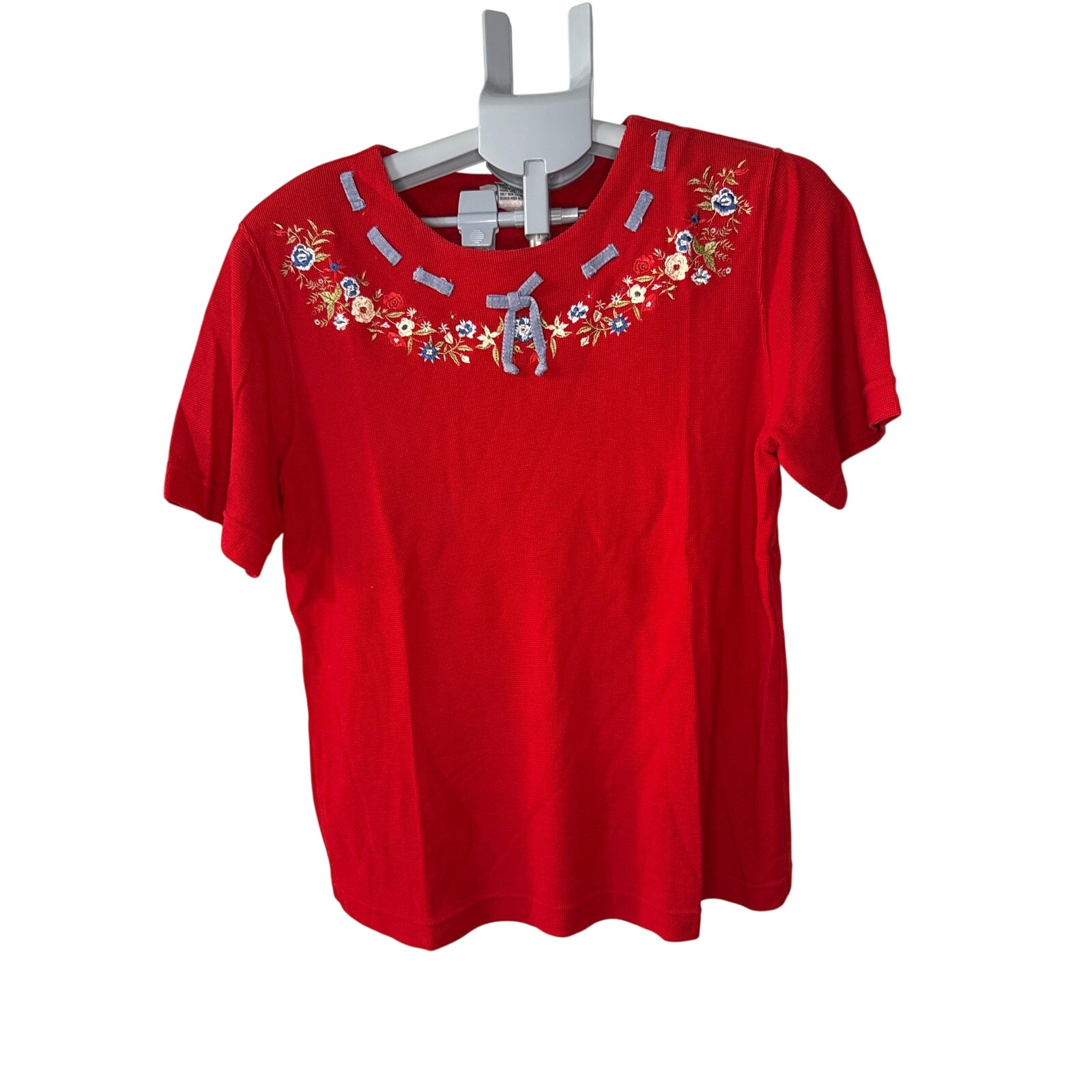 Vintage Alfred Dunner Women's M Red Blouse